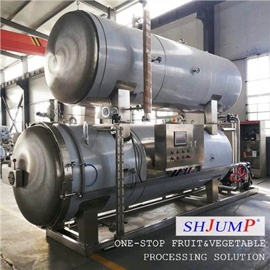 Autoclav cu retortă cu pulverizare cu apă